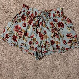 Angie High Waist Floral Shorts